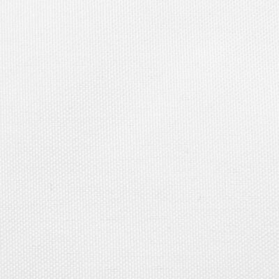 vidaXL Платно-сенник, Оксфорд текстил, квадратно, 4,5x4,5 м, бяло