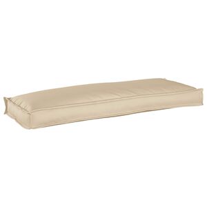 vidaXL Възглавница Бежово 110 x 40 x 8 см Оксфордска тъкан