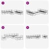 vidaXL Комплект дивани за открито 9 pcs Естествен