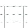 vidaXL Оградна мрежа, стомана, 10 x 1,2 м, зелена