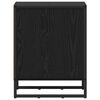 vidaXL Нощно шкафче Черния дъб 39.5 x 30 x 50 см Инженерно дърво