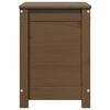 vidaXL Кутия за съхранение, меденокафява, 60x32x45,5 см, бор масив
