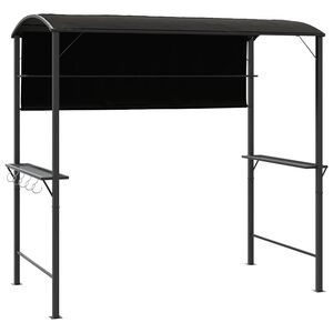 vidaXL Беседка с покрив 220x110x200 см антрацит
