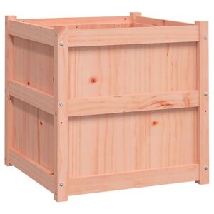 vidaXL Градински сандък, 60x60x60 см, дугласко дърво масив