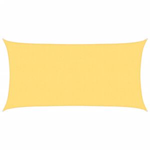 vidaXL Слънцезащитно платно, HDPE, правоъгълно, 2x4 м, бежово