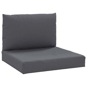 vidaXL Палетни възглавници, 2 бр, антрацит, Оксфорд плат