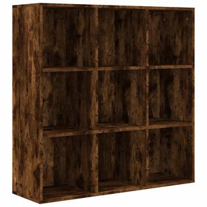 vidaXL Библиотека, опушен дъб, 98x29x97,5 см