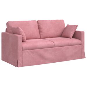vidaXL Диван Розово 158 x 78 x 80 см Кадифе