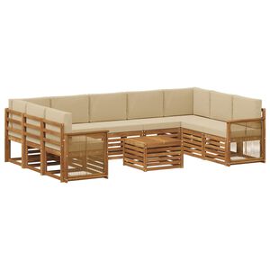 vidaXL Комплекти дивани Солидно акациево дърво