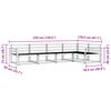 vidaXL Комплект дивани за открито 5 pcs Естествен