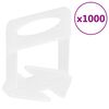 vidaXL Щипки за нивелиране на плочки, 1000 бр, 1 мм
