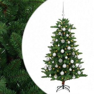 vidaXL Artificial Christmas Tree with Bauble 120 см 150 LED светодиода