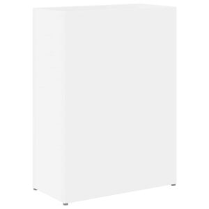 vidaXL Стойка за чадър Бяло 40 x 20 x 55,5 см Инженерна дървесина