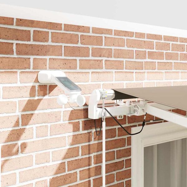 vidaXL Сгъваем навес Бежово 300 x 250 cm Полиестер и метал