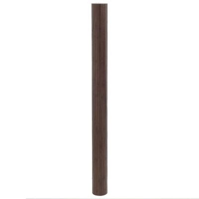 vidaXL Килим, правоъгълен, тъмнокафяв, 80x300 см, бамбук