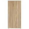 vidaXL Сайдборд, дъб сонома, 40x33x70 см, инженерно дърво
