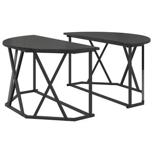 vidaXL Масичка за кафе Черния дъб 80 x 80 x 42 cm