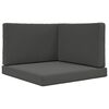 vidaXL Възглавница за диван на открито Полиестер Антрацит 80 x 80 cm