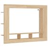 vidaXL ТВ шкаф, сонома дъб, 152x22x113 см, инженерно дърво