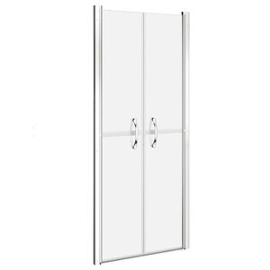 vidaXL Врата за душ, матирано ESG стъкло, 71x190 см
