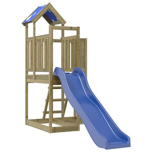 vidaXL Комбинирано детско съоръжение за игра, импрегниран бор