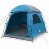 vidaXL Семейна палатка Igloo за 6 души, синя, водоустойчива
