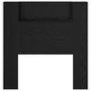 vidaXL Облегалка за глава с рафт Черния дъб 100 x 15 x 103,5 см
