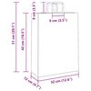 vidaXL Хартиени торбички 50 бр с дръжки кафяви 32x12x42 см