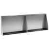vidaXL Задържащи стени 2 бр. 60 x 12 x 30 см Поцинкована стомана