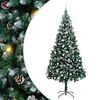 vidaXL С изкуствено коледно дърво с 300 LED светодиода Зелен 240 cm