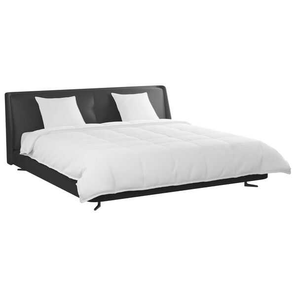 vidaXL Комплект завивки с възглавница 3 pcs Бяло Пухени пера