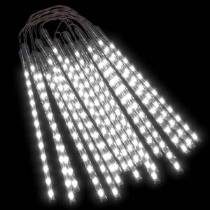 vidaXL Светещи метеори 20 бр 30 см студено бяло 480LED закрито/открито