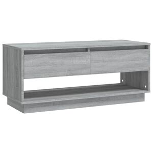 vidaXL ТB шкаф, сив сонома, 102x41x44 см, инженерно дърво