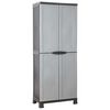 vidaXL Пластмасов шкаф, 68x39x171,5 см