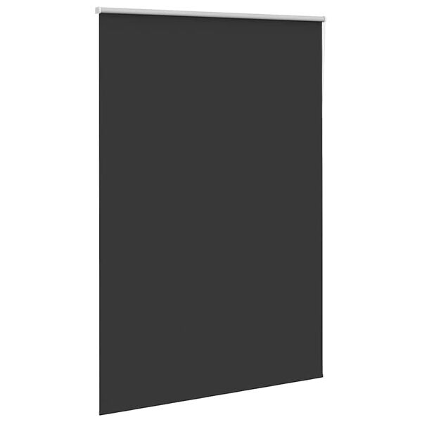 vidaXL Ролетна щора Blackout Black 145x210 cm Ширина на плата 141,6 cm