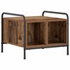 vidaXL Масичка за кафе Старо дърво 50 x 49 x 41 см Инженерна дървесина