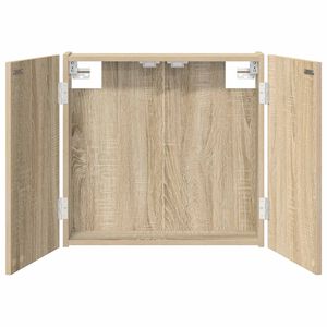 vidaXL Кабинет за дартборд Дъб сонома 56 x 12 x 53,5 см