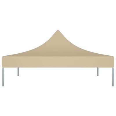 vidaXL Покривало за парти шатра, 2x2 м, бежово, 270 г/м²