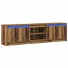 vidaXL ТВ Единици 180 x 34 x 50 см Кафяво Инженерна дървесина
