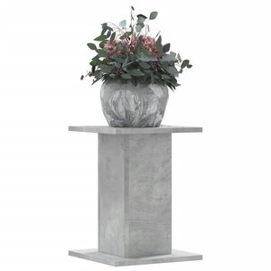 vidaXL Стойки за растения 2 бр бетонно сиви 30x30x40см инженерно дърво