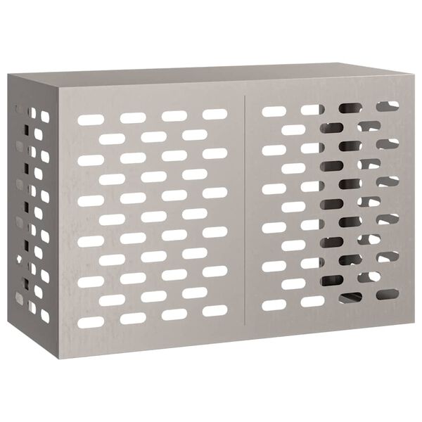 vidaXL Покритие за климатик Ръждясало 90 x 40 x 60 см
