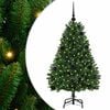vidaXL С изкуствено коледно дърво 120 cm 150 LED светодиода Топло бяло