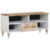 vidaXL TV шкаф 100x33,5x46 cm Масивна дървесина Манго
