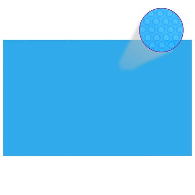 vidaXL Правоъгълно покривало за басейн, 260 x 160 см, PE, синьо