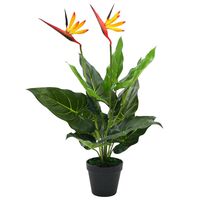 vidaXL Изкуствено растение Стрелиция регине (райска птица), 66 см