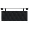 vidaXL Висяща табла Монтиране на стена Черен 110 x 55 x 7 см Кадифе