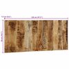 vidaXL Табла за глава 120 cm Масивна груба дървесина Манго