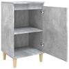 vidaXL Нощно шкафче, бетонно сиво, 40x35x70 см, инженерно дърво