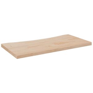 vidaXL Плот за бюро, 80x40x2,5 см, борово дърво масив