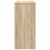 vidaXL Сайдборд, дъб сонома, 85x34x76 см, инженерно дърво